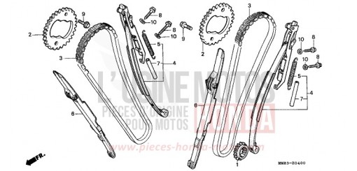 CHAINE A CAMES/TENDEUR VT1100CJ de 1988